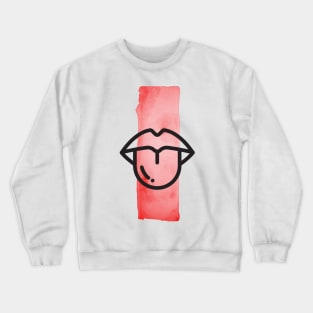 Tongue Crewneck Sweatshirt